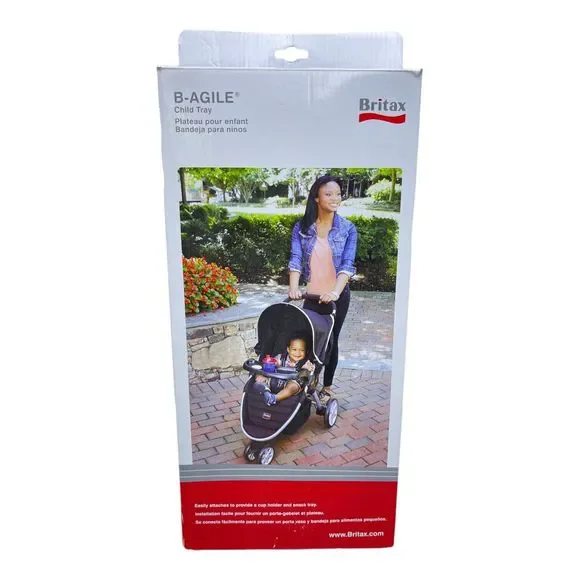 Britax b hot sale free child tray